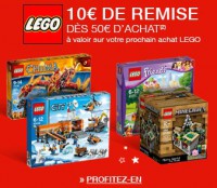 BON PLAN LEGO 50 euros = 10 euros offerts