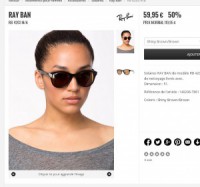 Bon plan lunettes rayban : 59.95 euros les lunettes de soleil pour femmes