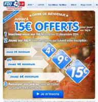 Fdj : jusqu’à 15 euros de bonus pour jouer au loto , euromillions …