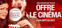 BON PLAN carte Ciné2015 gratuite SexyAvenue pour 29 euros d’achat