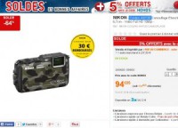Nikon coolpix aw120 à 65 euros