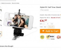 bon plan : 4.57 euros la perche à selfie pour smartphone
