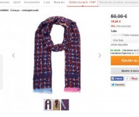 Bon prix pour une echarpe pour femmes hilfiger à 15 euros