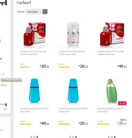Parfums cacharel pas chers : 17 euros port inclus les flacons de 30ml