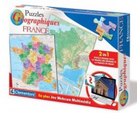 BON PLAN  puzzle géographique La France + multimédia Clementoni à 5,16 euros