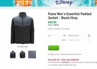 bon plan : Super affaire : veste puma à moins de 17 euros port inclus