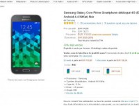 Bon prix smartphone galaxy core prime à moins de 90 euros