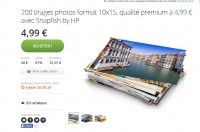Tirages photos pas chers :  200 pour moins de 10 euros port inclus