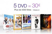 BON PLAN offre 5 DVD pour 30 euros