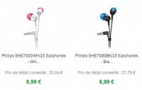 BON PLAN écouteurs Philips SHE7000 à seulement 6,99 euros – livraison gratuite