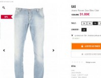 Jeans gas pour hommes à moins de 32 euros