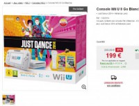 Wii u + just dance à moins de 200 euros