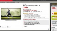 Moins de 400 euros une tv connectée philips 3d passive de 42 pouces