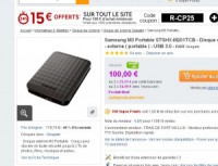 bon prix disque dur externe 2to à 85 euros