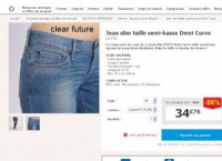 jeans levis pas cher à moins de 35 euros