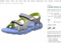 BON PLAN : sandales de marches columbia à moins de 18 euros