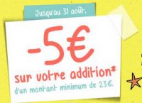 BON PLAN coupon Hippopotamus de 5 euros