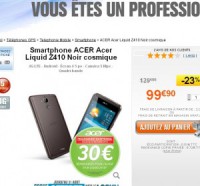 BON PLAN SMARTPHONE : Acer liquid z410 + une coque à 72 euros