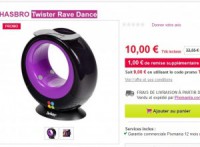 bon plan : Jeu hasbro twister rave dance à 10 euros