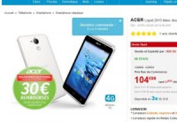 bonne affaire smartphone : acer liquid z410 à moins de 75 euros