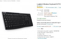 Informatique: clavier étanche logitech en vente flash à 15 euros