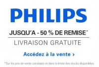 BON PLAN vente flash Philips éclairage  : -50% et livraison gratuite