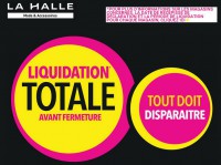 Liste des 214 magasins La Halle en liquidation