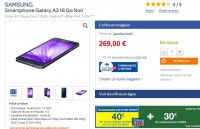BON PLAN SMARTPHONE : Galaxy a3 samsung qui revient à 159 euros