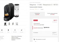 Machine nespresso magimix U qui revient à moins de 30 euros pour le adherents fnac