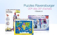 BON PLAN RAVENSBURGER -20% de réduction sur les puzzles dès 35€ d’achats