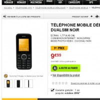 Telephone Mobile à moins de 10 euros