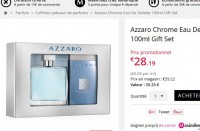 Coffret parfum azzaro chrome pas cher à 28 euros