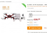Drone avec caméra en précommande à 36 euros