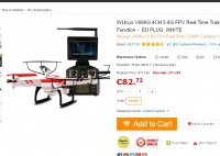 Un drone pas cher : 82 euros avec caméra et ecran de controle