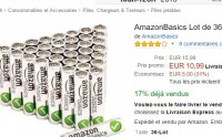 36 piles alcalines AAA pour 10.99 euros (voire moins de 10)