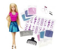 BON PLAN Barbie avec accessoires styles et paillettes à 10.41€