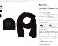 Echarpe + bonnet Kaporal à 22.5 euros