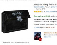 Bon plan integrale Harry potter en dvd à moins de 22 euros