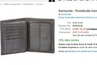 Portefeuille cuir samsonite à moins de 20 euros