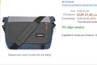 Sac bandouliere eastpack en vente flash à 31 euros