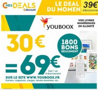 Youbox: 30 euros au lieu de 69 pour avoir des livres numériques en illimité durant 1 an