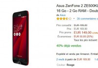 Smartphone asus zenfone2 ZE500KL à 149 euros