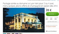 Lyon : Soirée au casino le lyon vert à partir de 39 euros pour deux avec repas ..