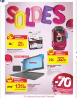 Catalogue soldes Carrefour du 6 au 18 janvier 2016