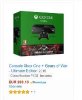 Console xbox one + gear of war à moins de 270 euros