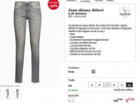 Jeans femmes Kookai à 10 euros