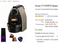 Machine nespresso essenza à moins de 30 euros