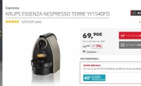 Bon prix machine nespresso à moins de 30 euros
