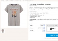 Tee shirt enfants Teddy Smith pas cher à moins de 9 euros port inclus