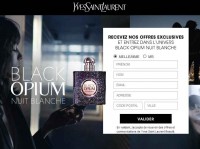 Gratuit: echantillon parfum Black Opium Yves saint laurent